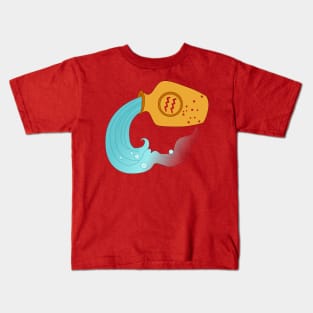 Aquarius (Marigold) Kids T-Shirt
